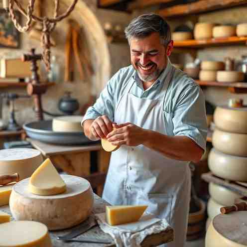 Caciocavallo Cheese Making Process